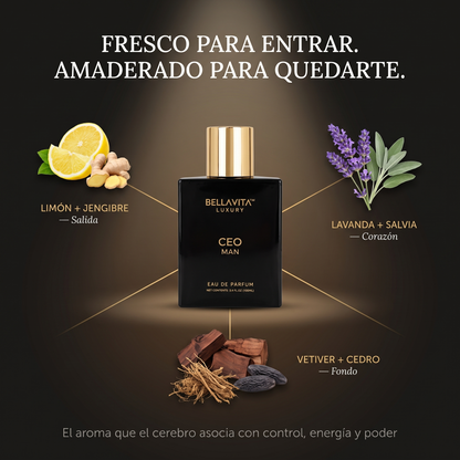 CEO Man™ — El Perfume que Huele a Éxito